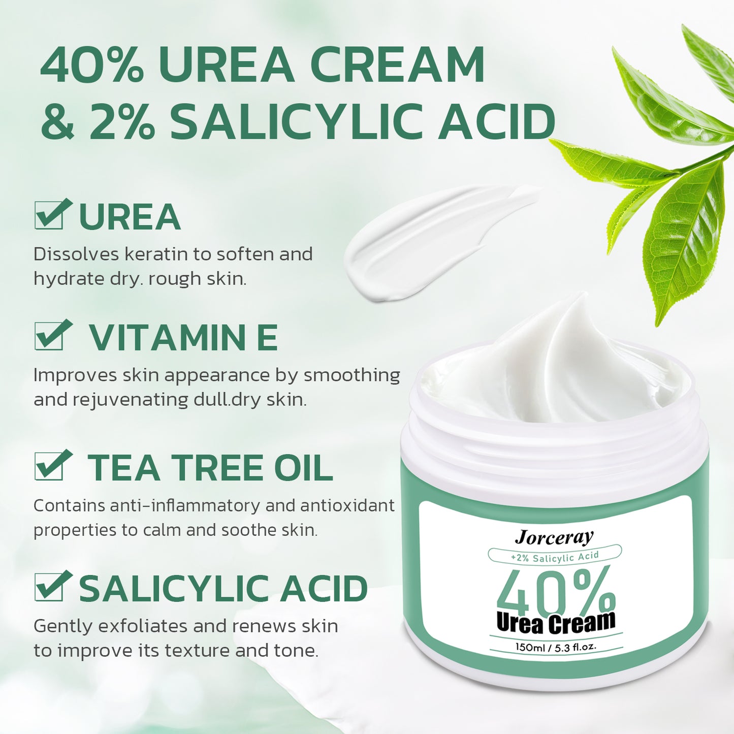 40% Urea Foot Cream, 150ml / 5.3 fl.oz.