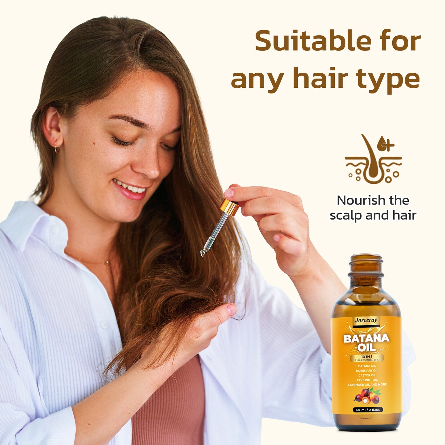 Batana Hair Growth Oil, 60ml / 2 fl.oz.
