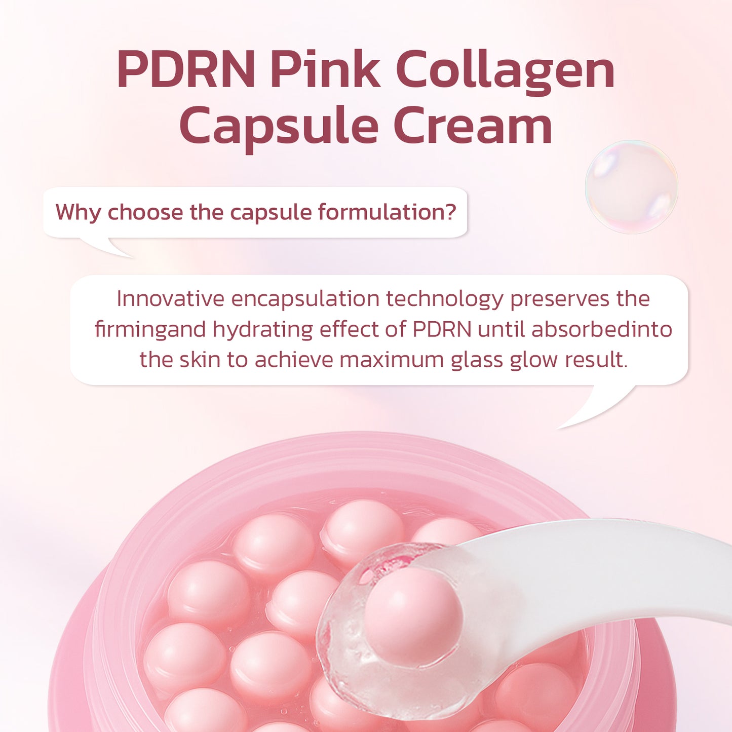 PDRN Pink Collagen Capsule Cream, 60g / 2 oz.